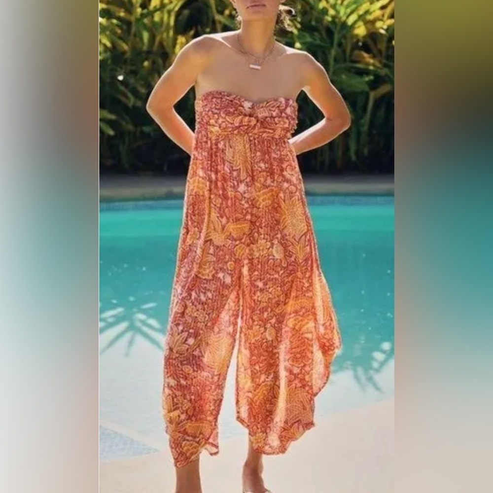 Anthropologie Harem Sleeveless‎ Jumpsuit, Size XS